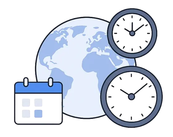 No time zones selected